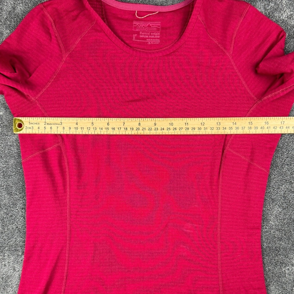 Patagonia Capilene Thermal Weight Baselayer Top Pink Polartec Womens Small S‎ - Picture 8 of 9